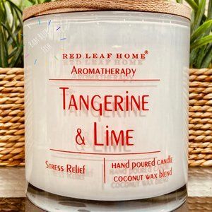 Red Leaf Home Candle Tangerine & Lime